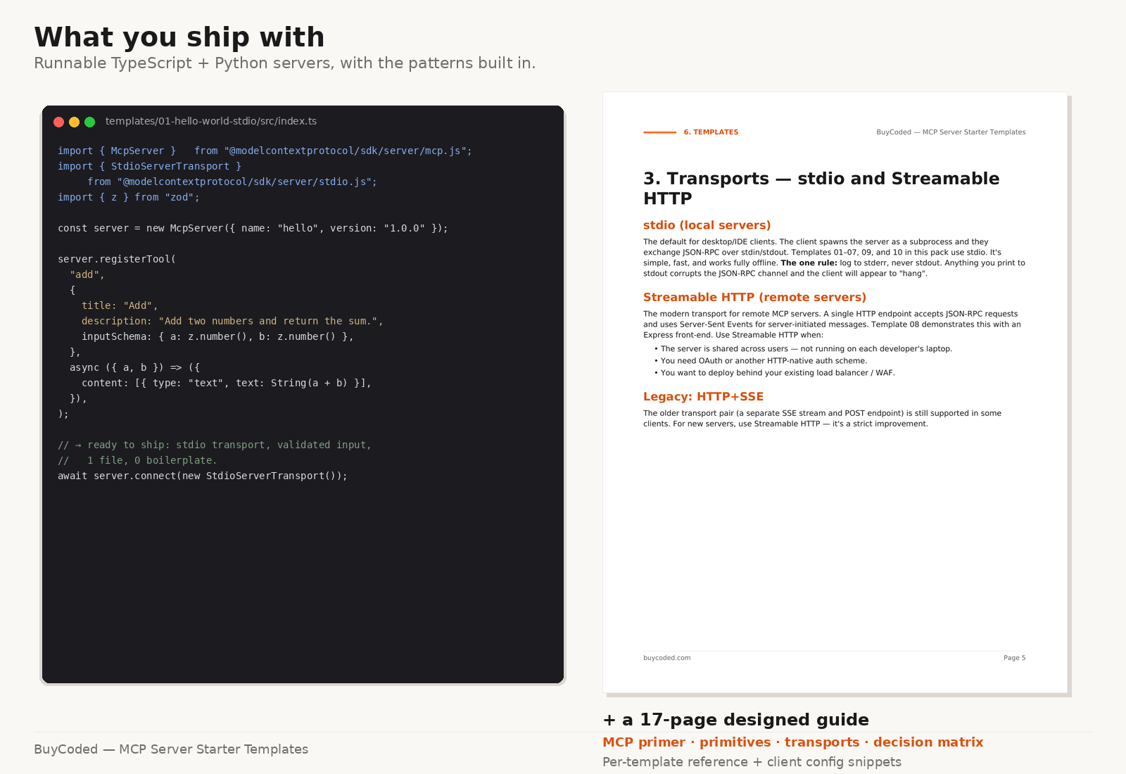 MCP Server Starter Templates — 10 Production-Ready Boilerplates